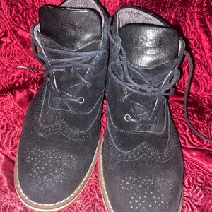 Men's Black Leather Boots